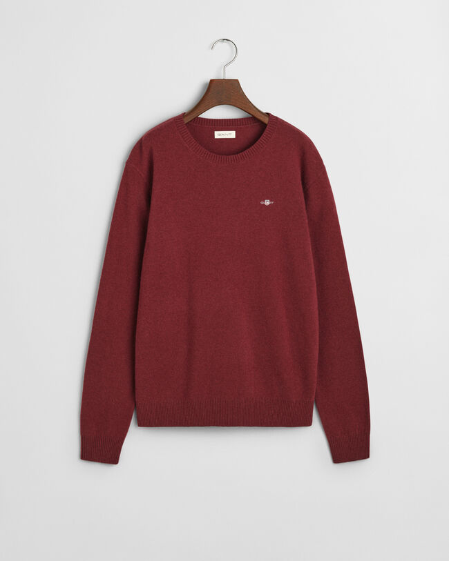 Teens Shield crewneck sweater i lammeuld