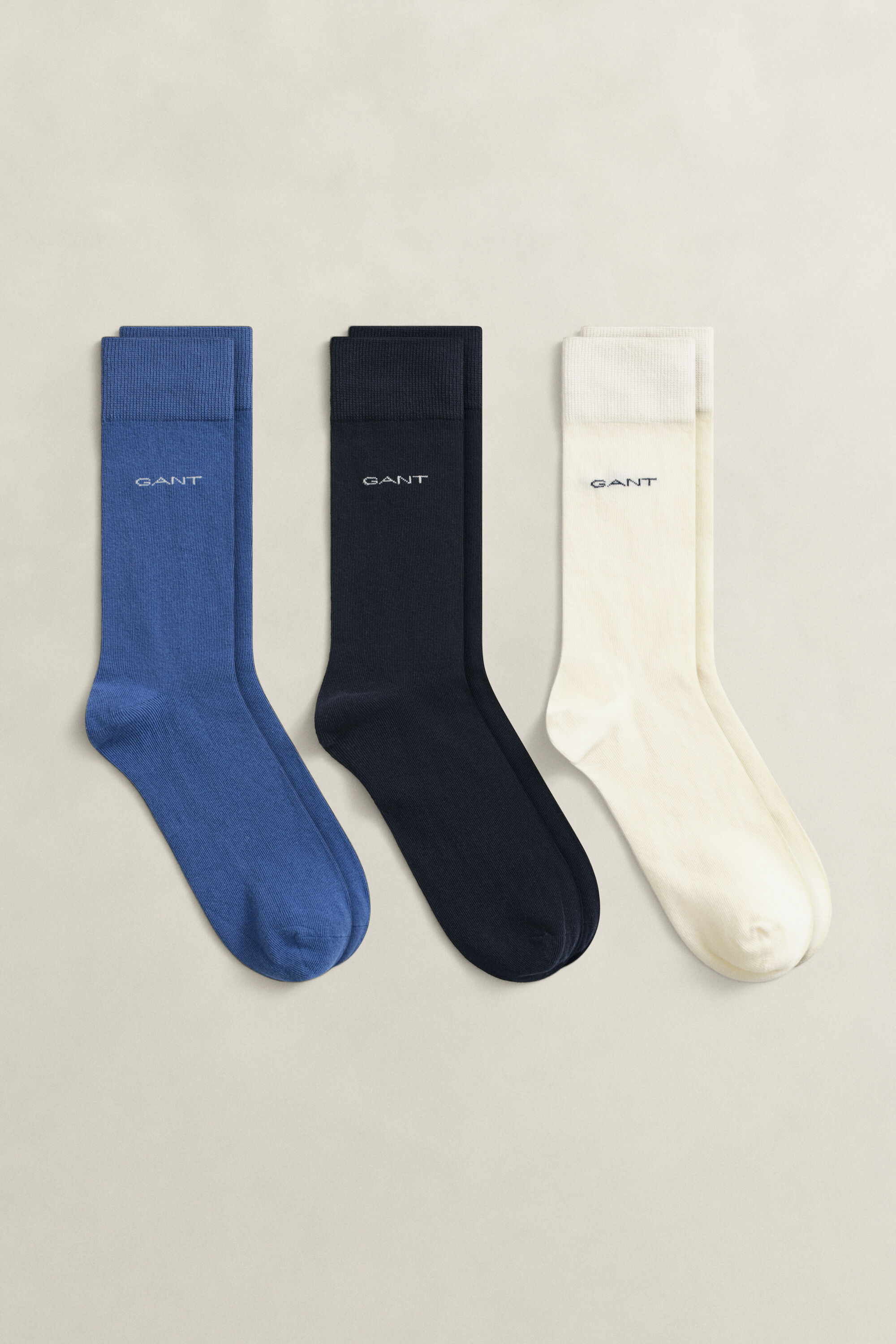 3-Pack bløde bomuldssokker
