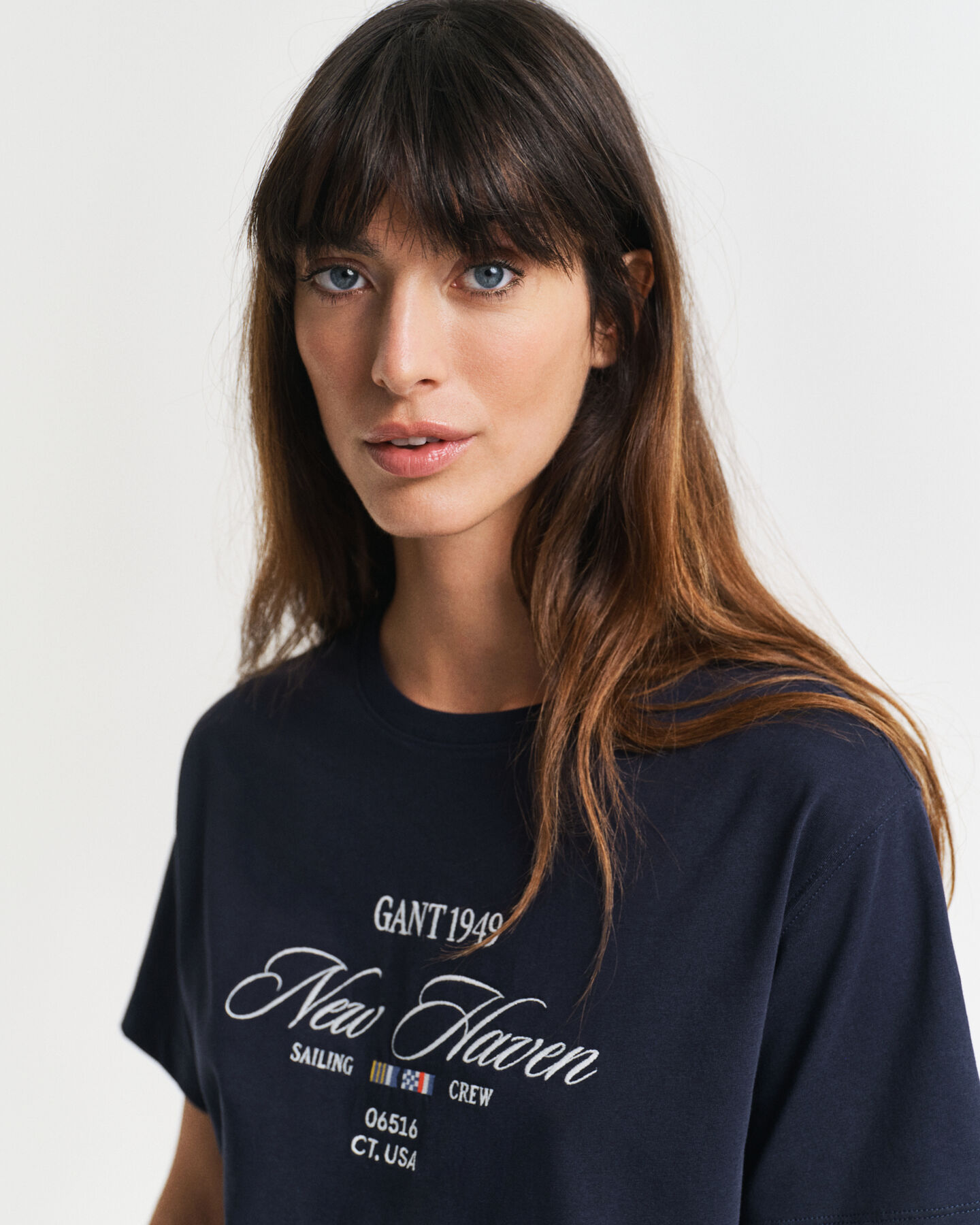 Sailing Graphic T-shirt med crewneck