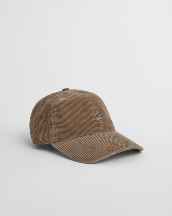 Shield cap af jernbanefløjl