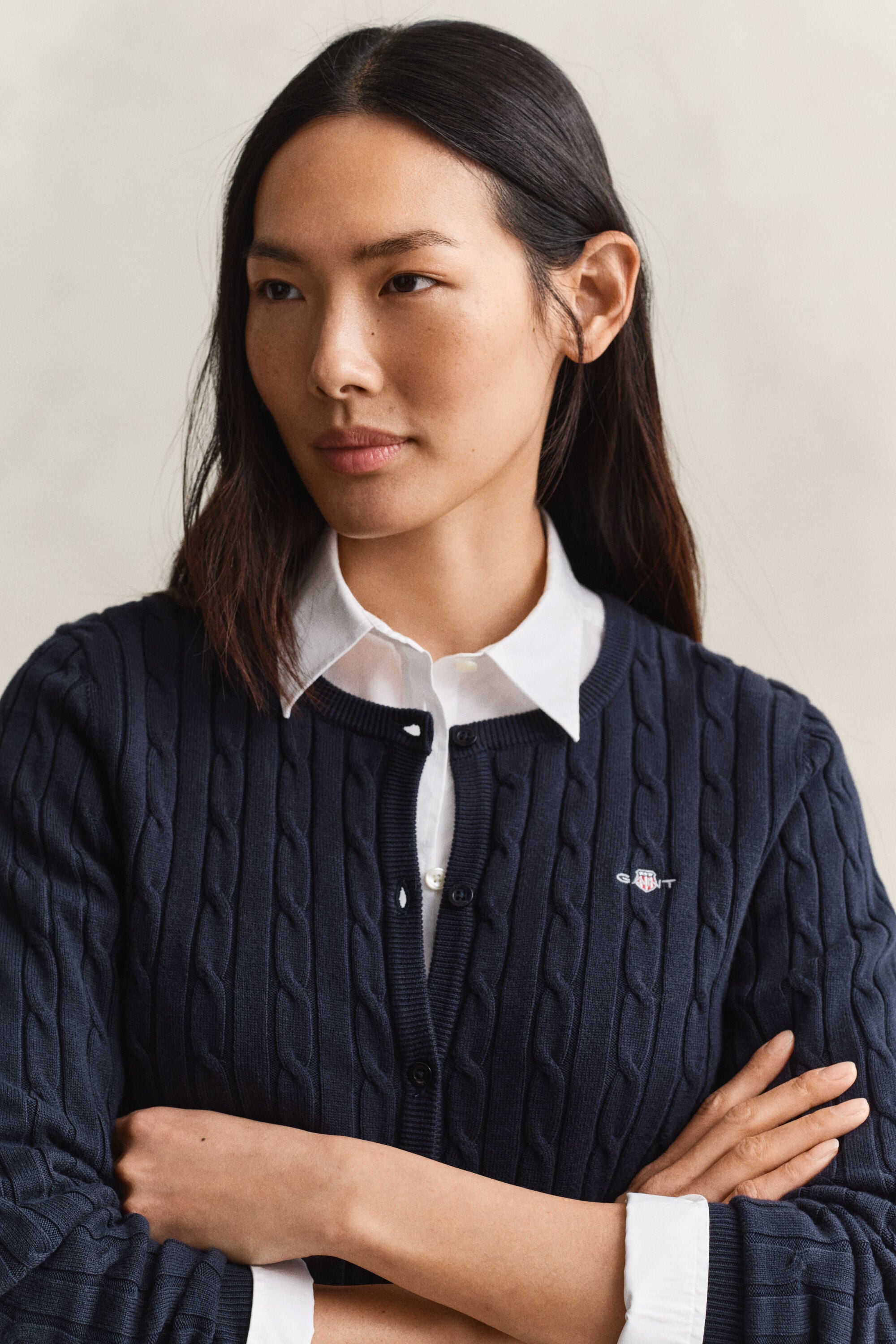 Kabelstrikket cardigan