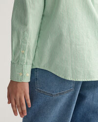 Teen Boys stribet Oxford skjorte