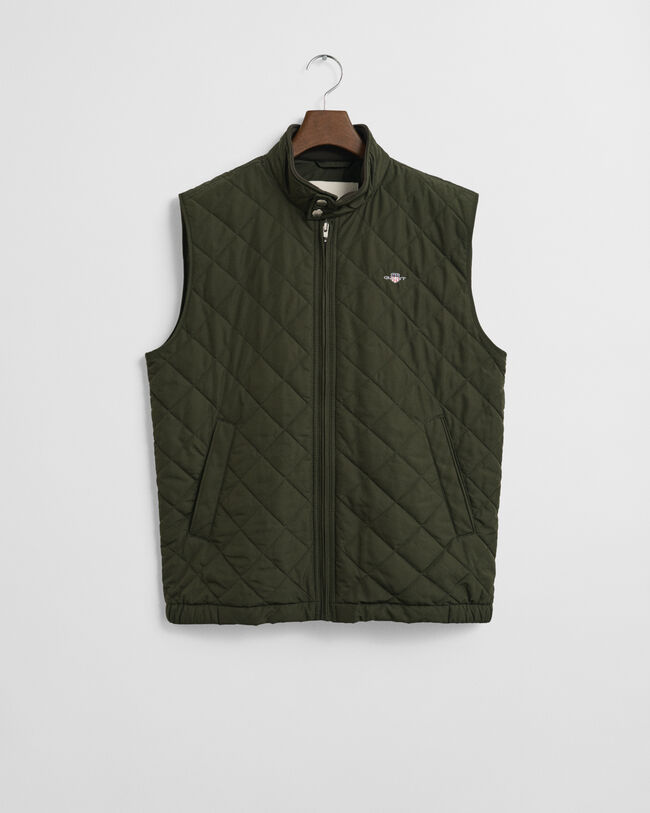Quiltet Windcheater vest