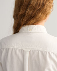 Regular fit garment-dyed Oxford-skjorte