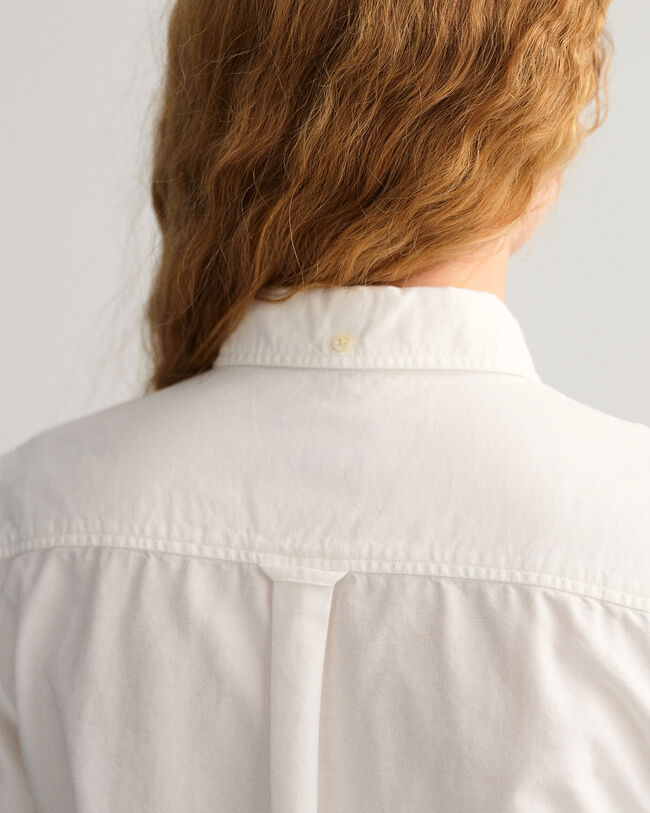 Regular fit garment-dyed Oxford-skjorte