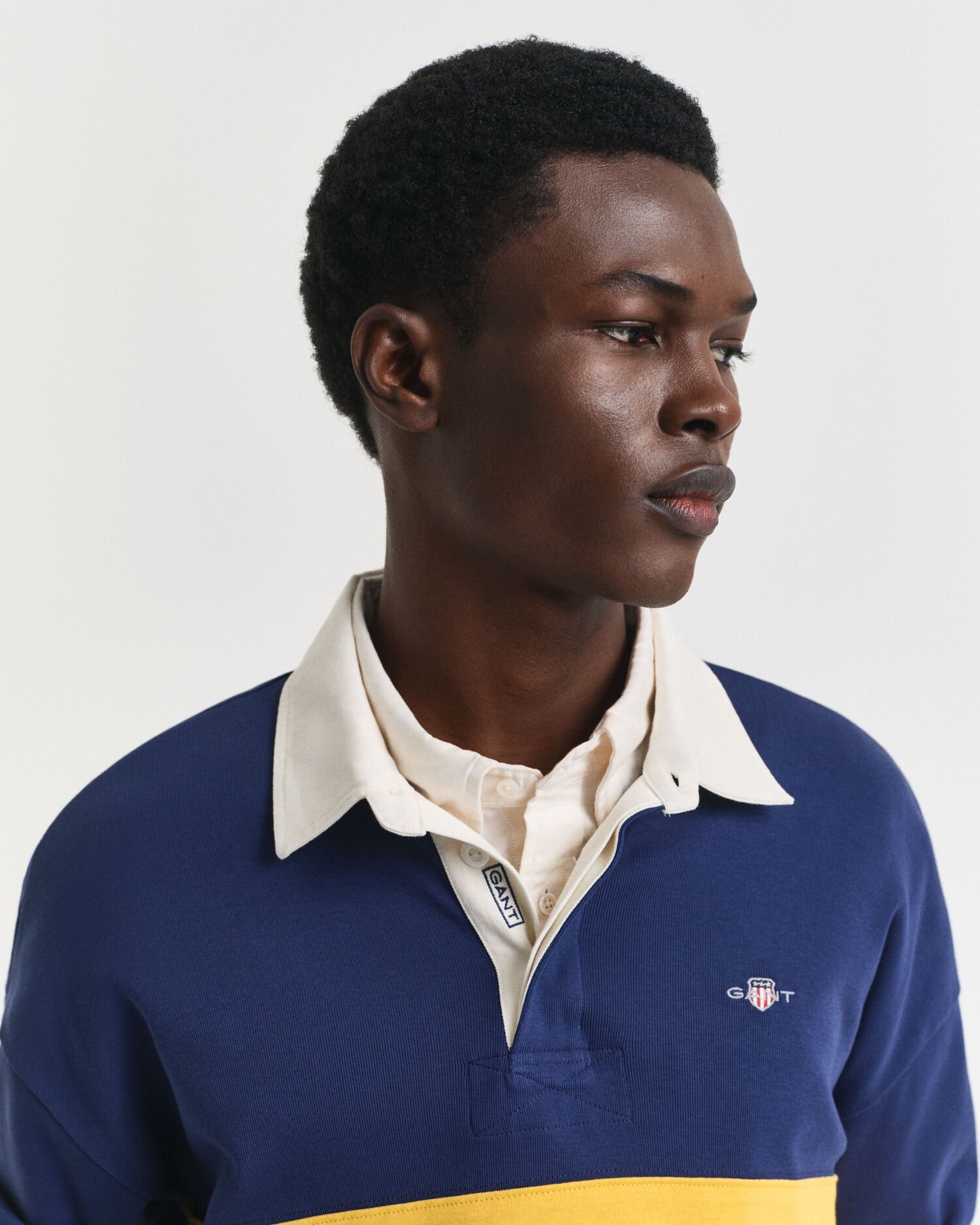 Heavy Rugger med farveblokke