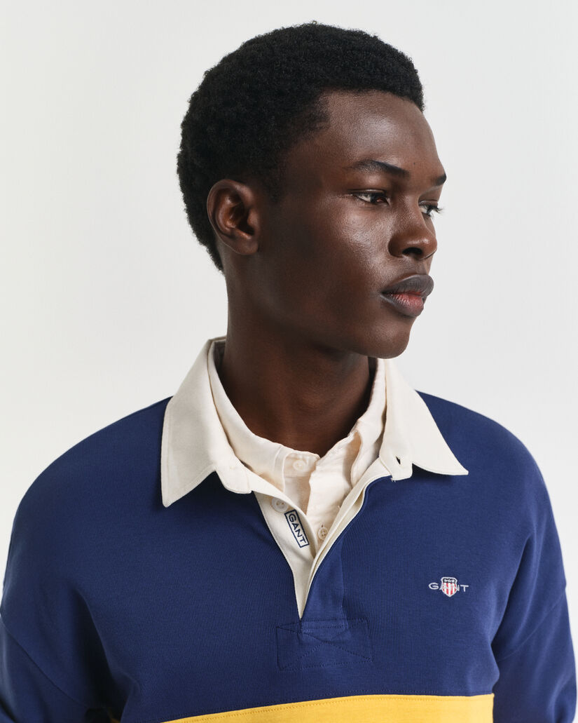 Heavy Rugger med farveblokke