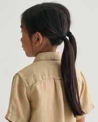 Kids h&oslash;rskjorte med korte &aelig;rmer