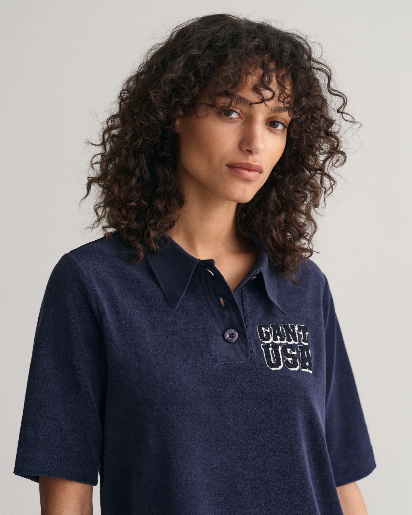 Poloskjorte af Terry Cloth