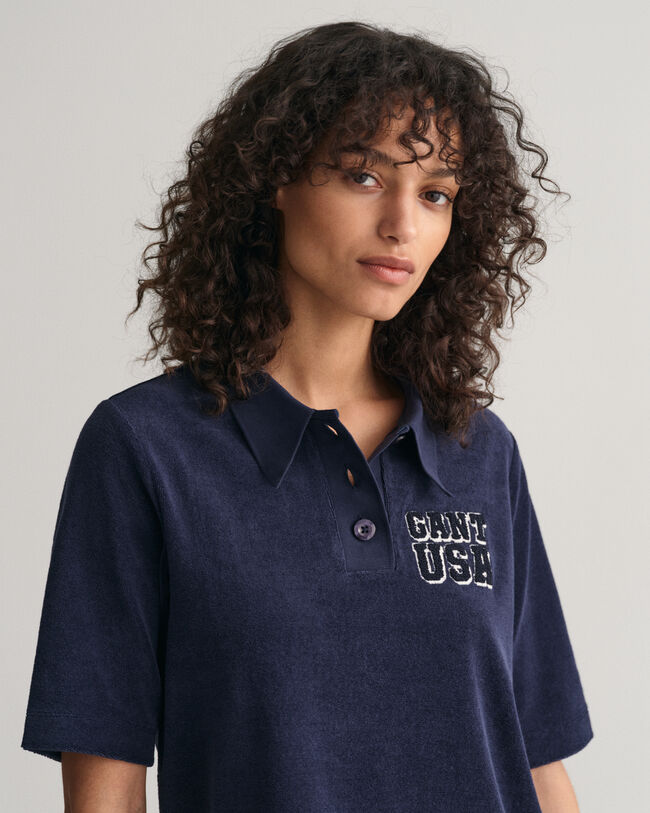 Poloskjorte af Terry Cloth