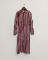 Slim fit Geometric skjortekjole