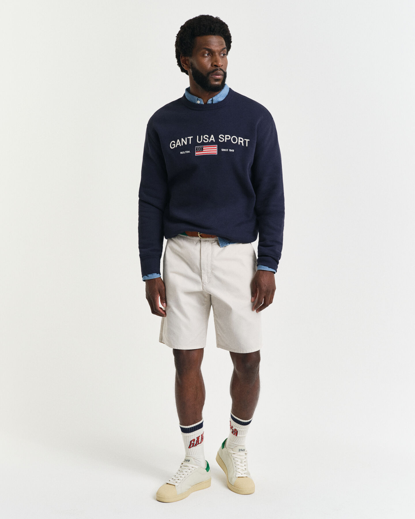 Relaxed fit chinoshorts