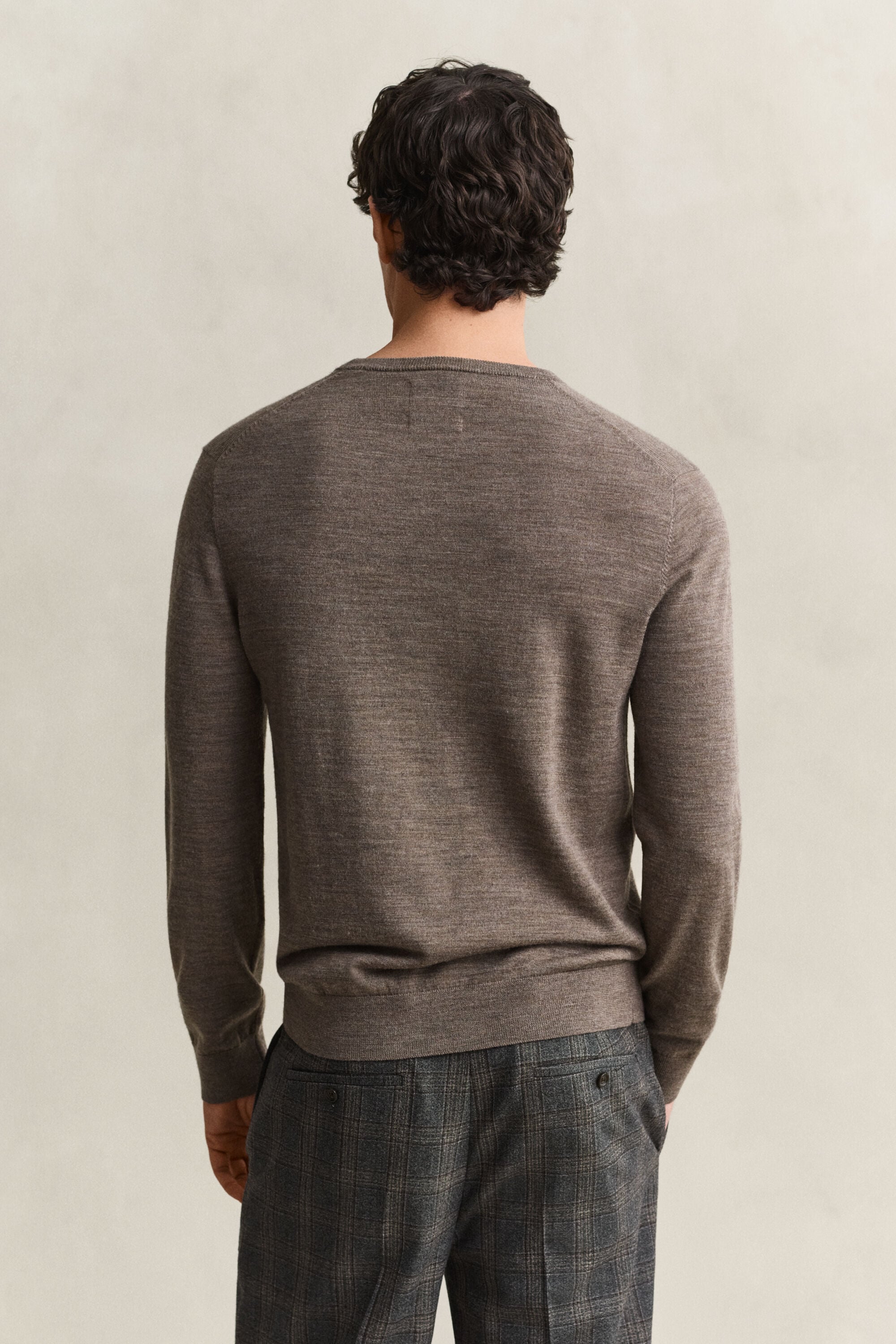 Crewneck sweater i merinould