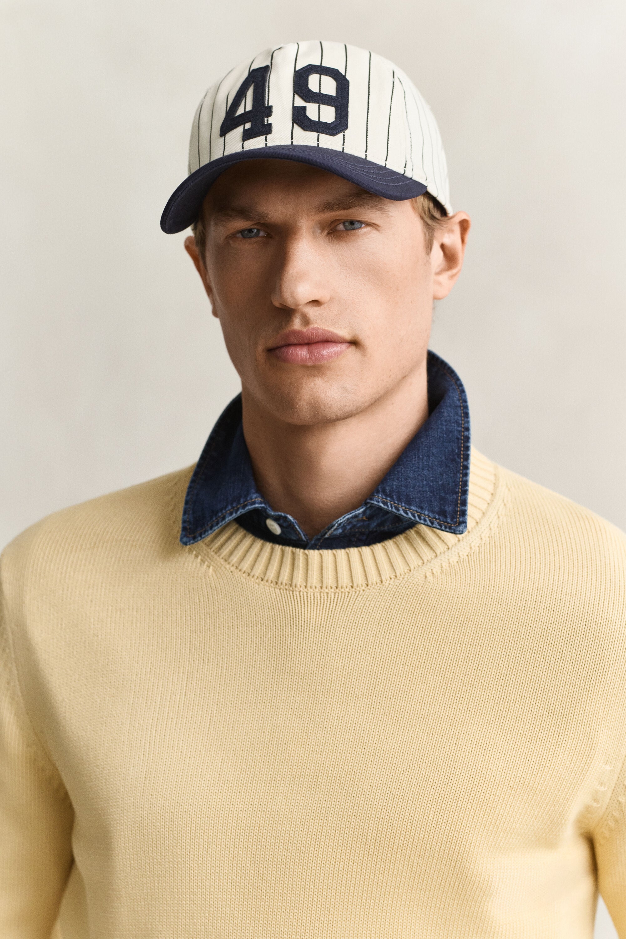 Stribet cap