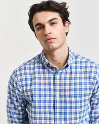 Regular fit ternet flannelskjorte