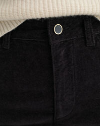 Farla Slim fit korte jeans i jernbanefl&oslash;jl