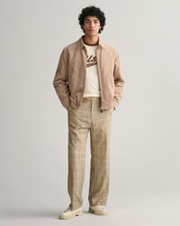 Windcheater jakke af jernbanefl&oslash;jl