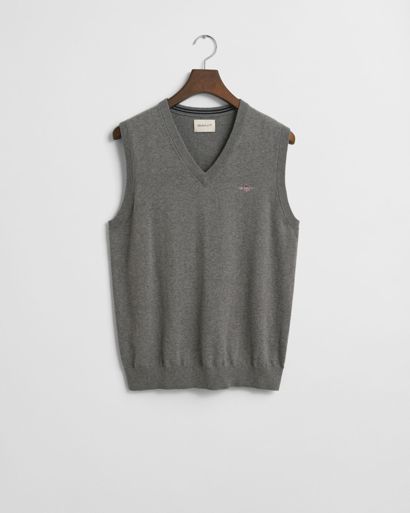 Klassisk vest af bomuld