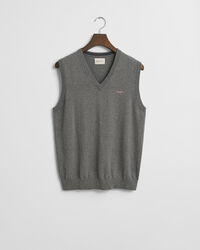 Klassisk vest af bomuld