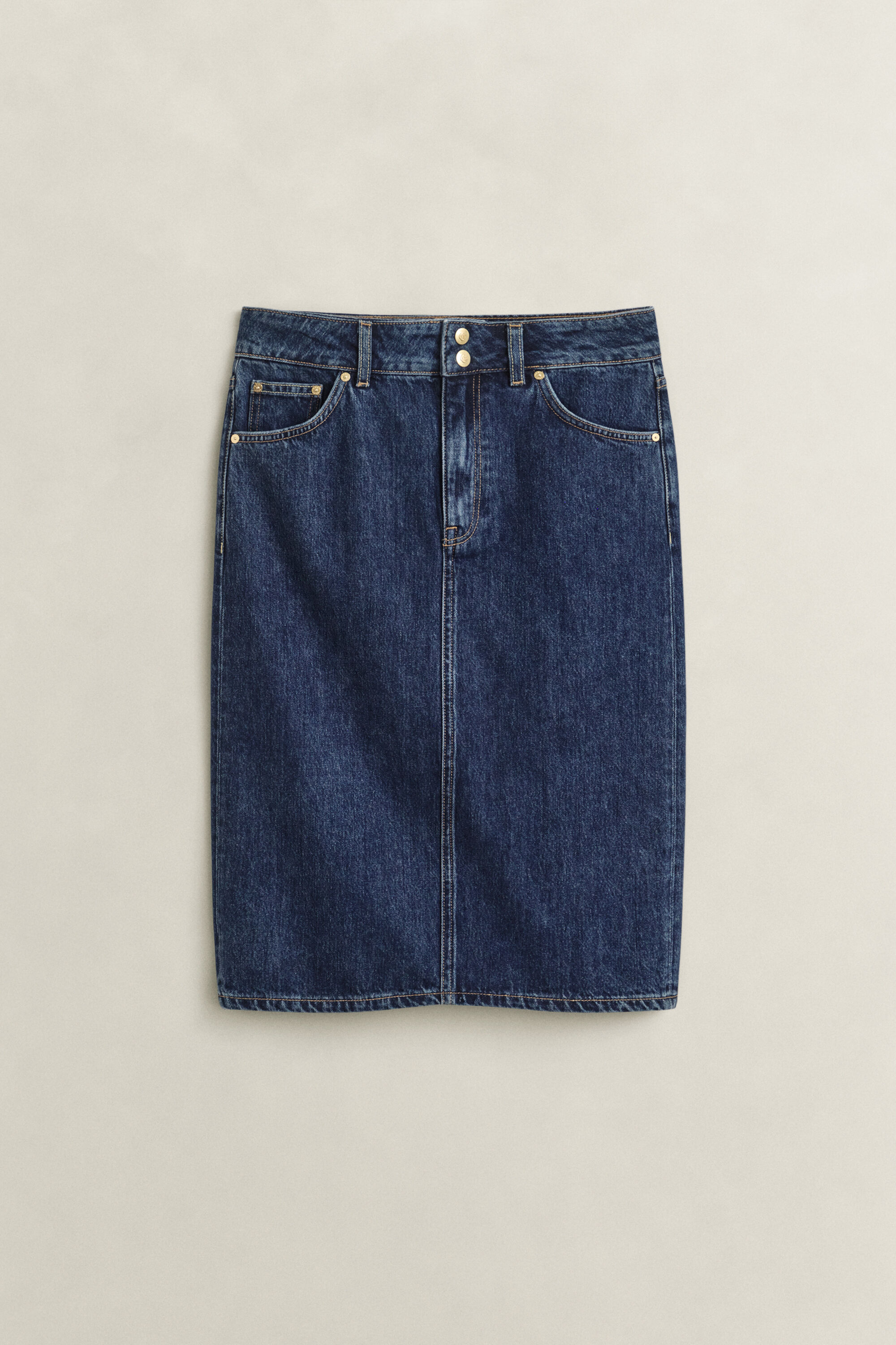 Denim-nederdel