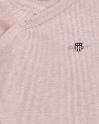 Baby Shield ribstrikket sl&aring;-om bodysuit