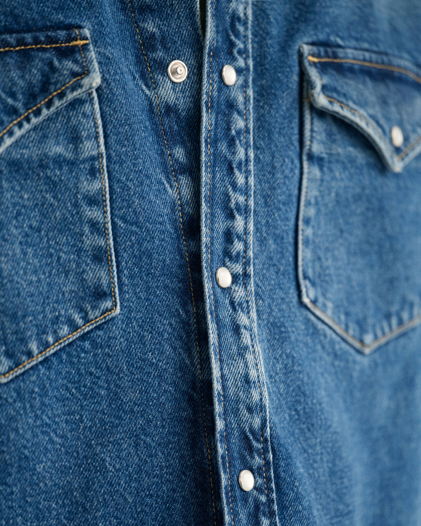 Relaxed fit Western denimskjorte