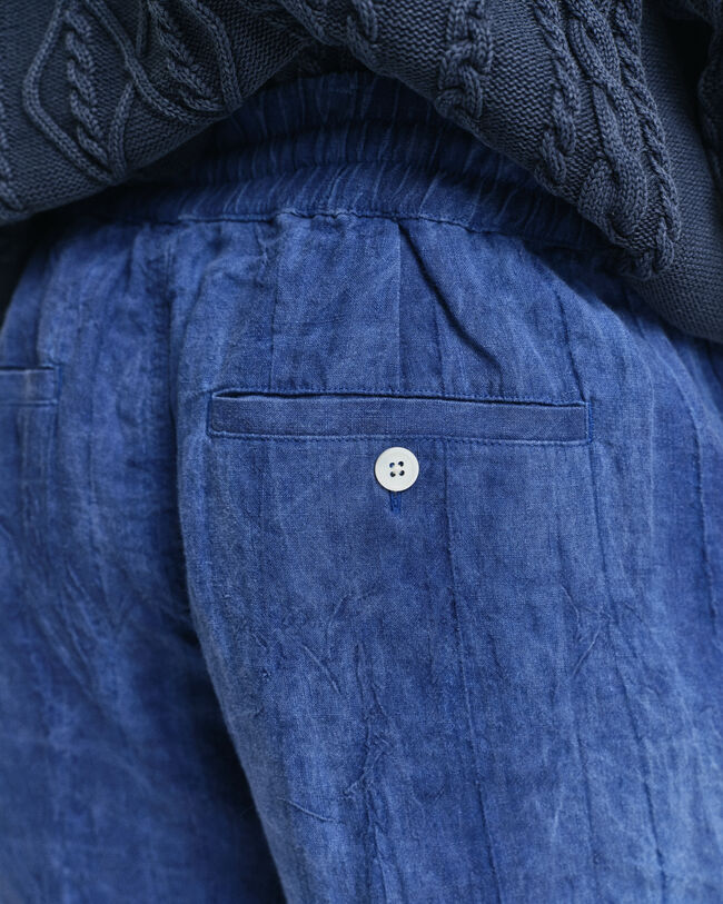 Relaxed fit Resort shorts af hør