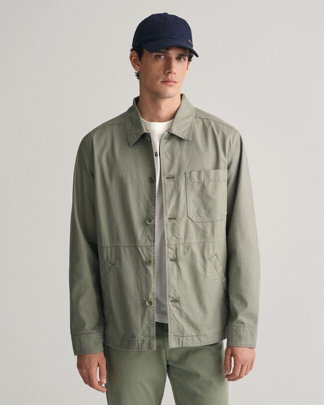 Garment-dyed overskjorte