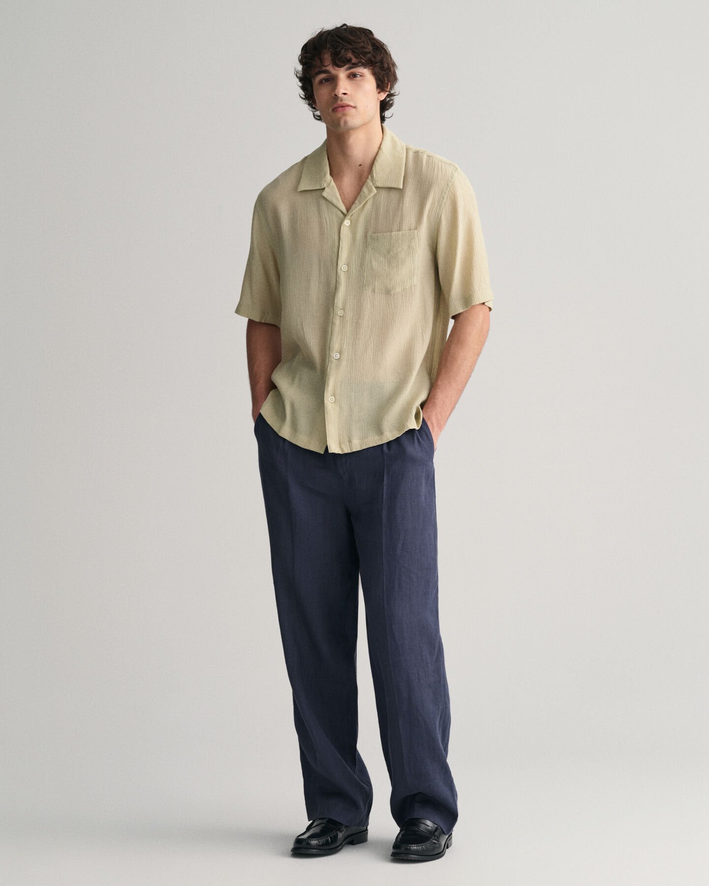 Relaxed fit Textured skjorte