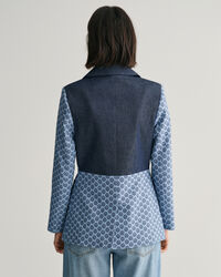 Slim fit Monogram Jacquard blazer