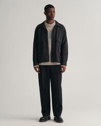 Twill chinobukser med læg