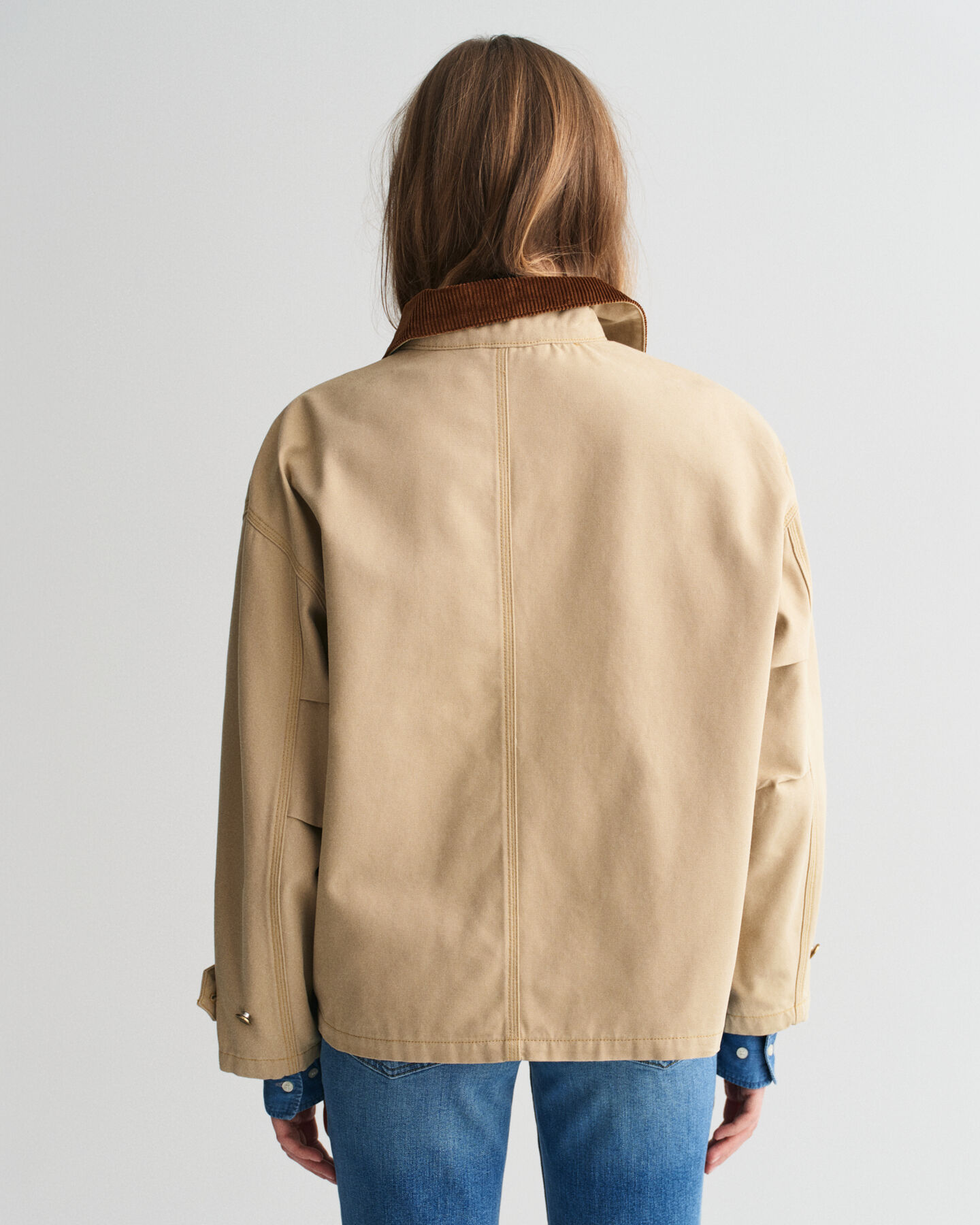 Vasket workwear-jakke