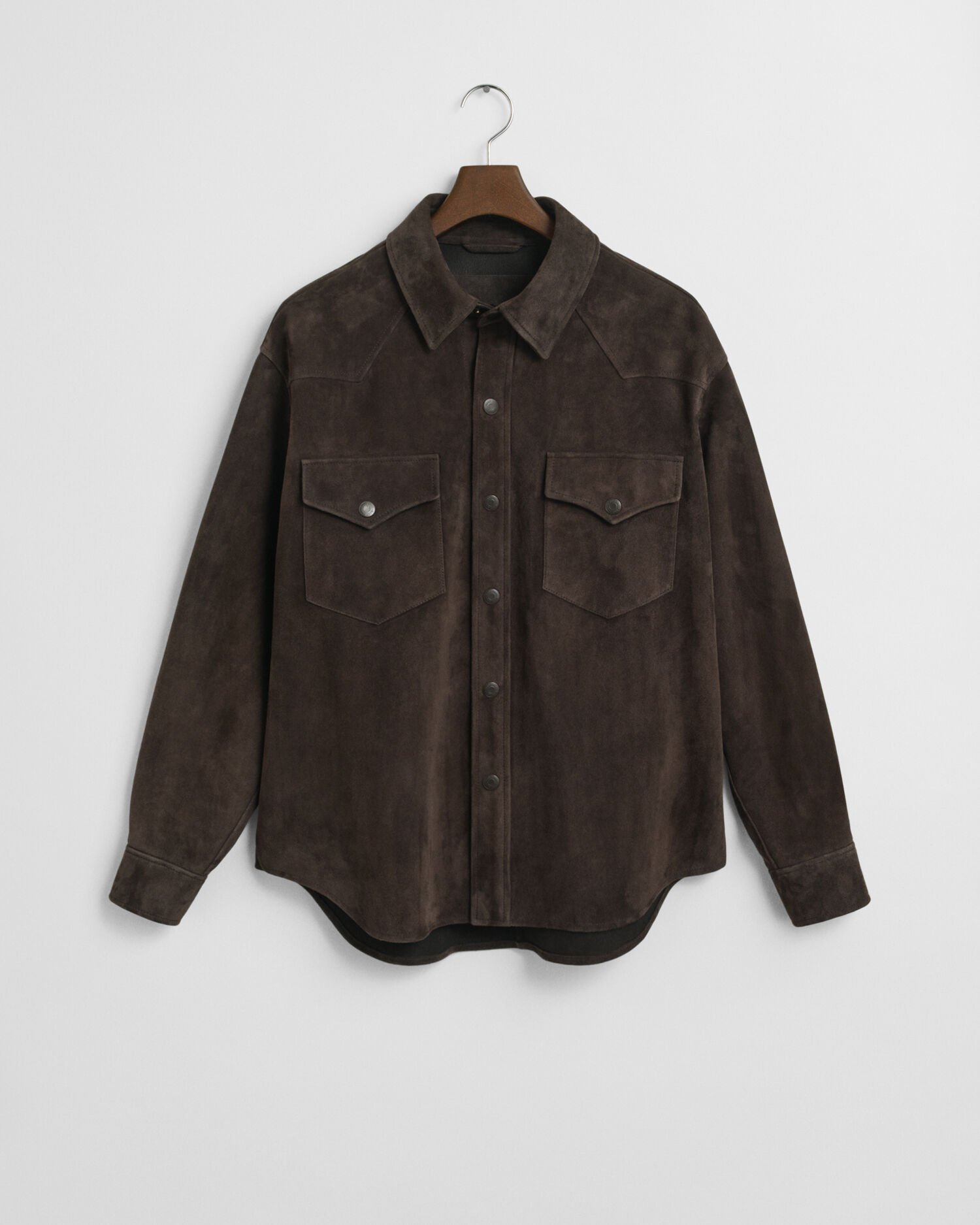 Relaxed fit Rodeo-skjorte i ruskind