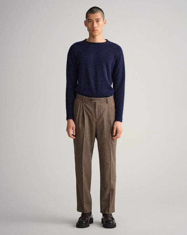 Houndstooth-ternede jakkesæt-bukser