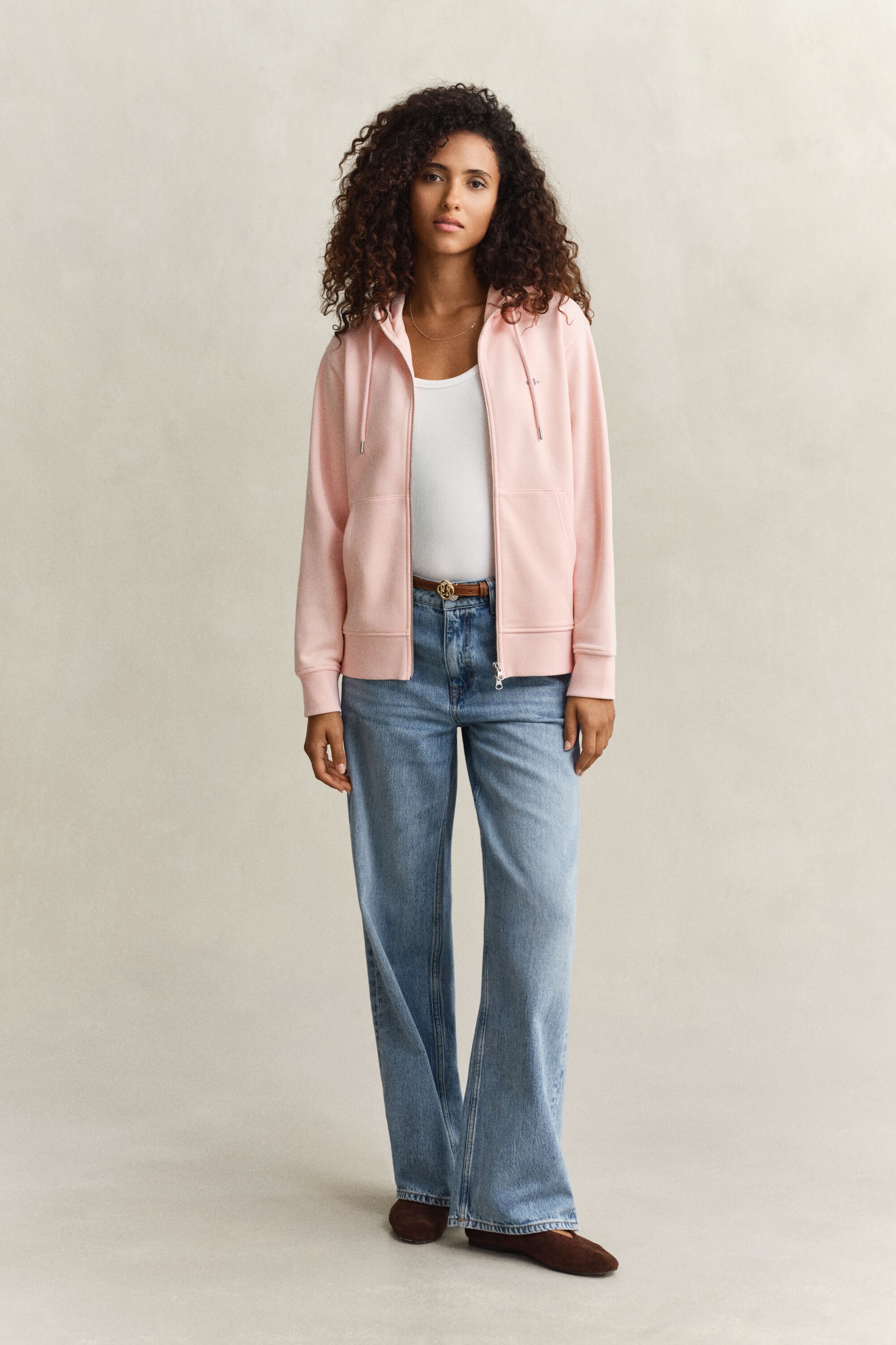 Shield hættetrøje med lynlås