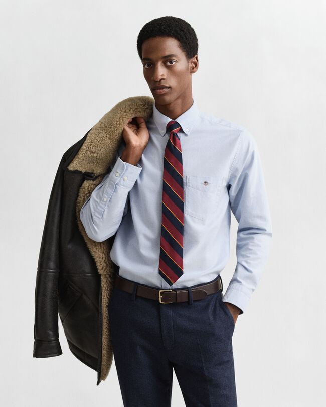 Regular fit klassisk Oxford-skjorte