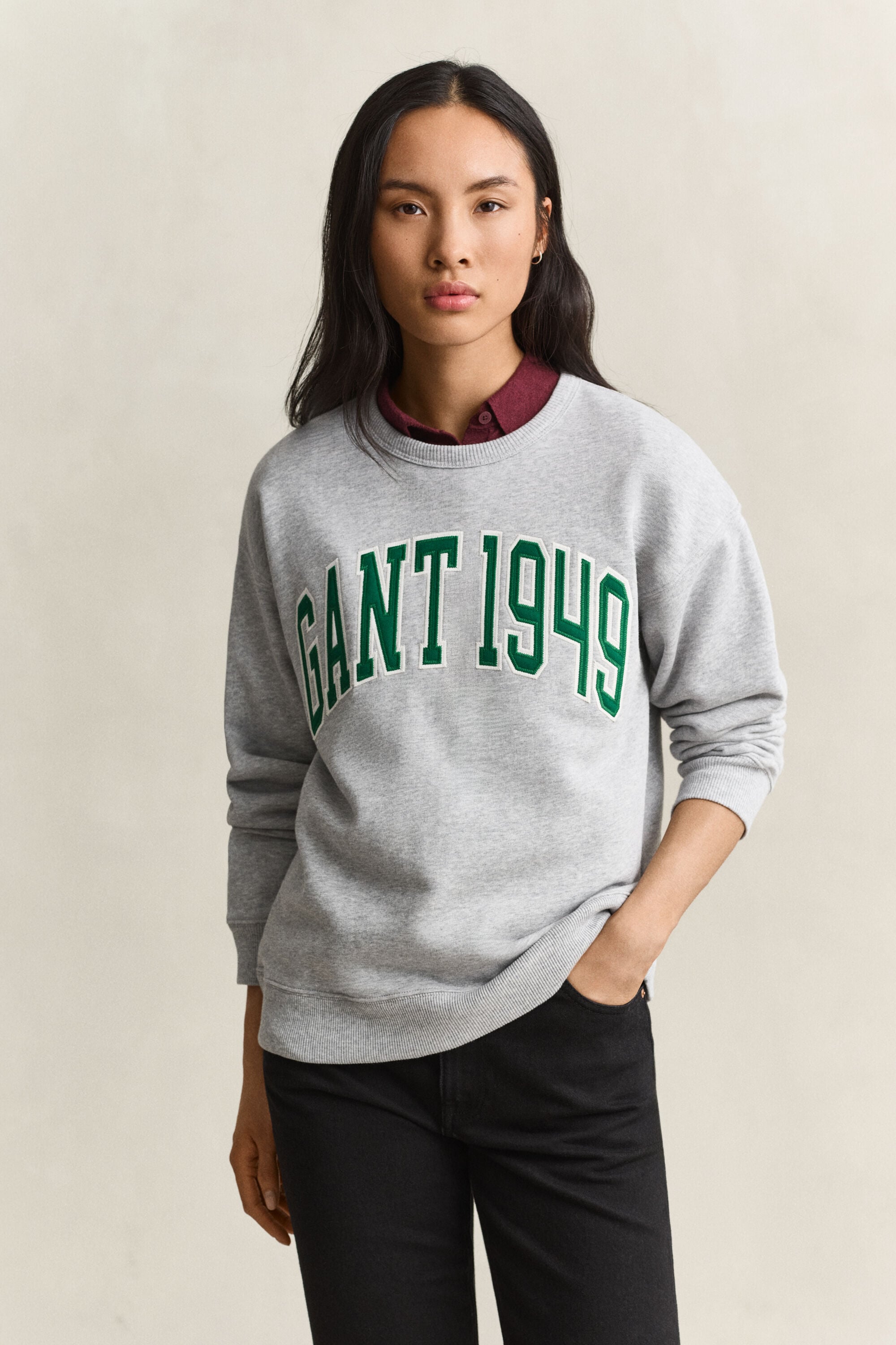 Sweatshirt med grafik
