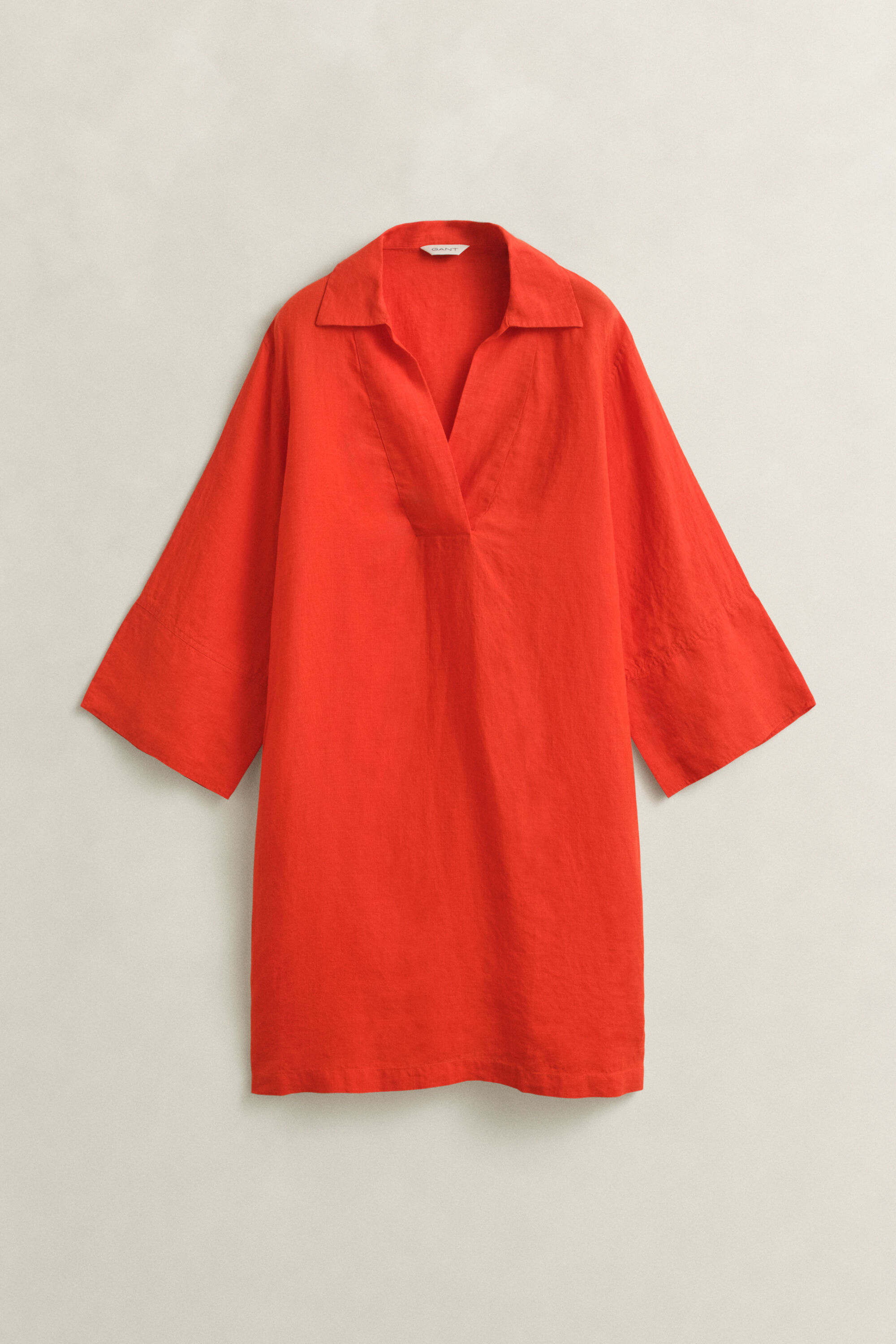 Popover kjole i hør