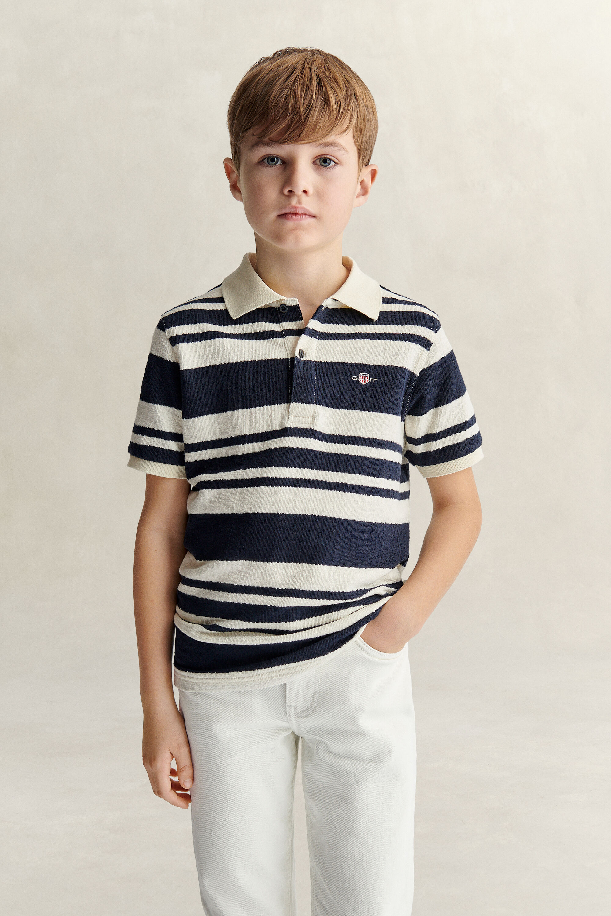 Teen Boys stribet poloskjorte