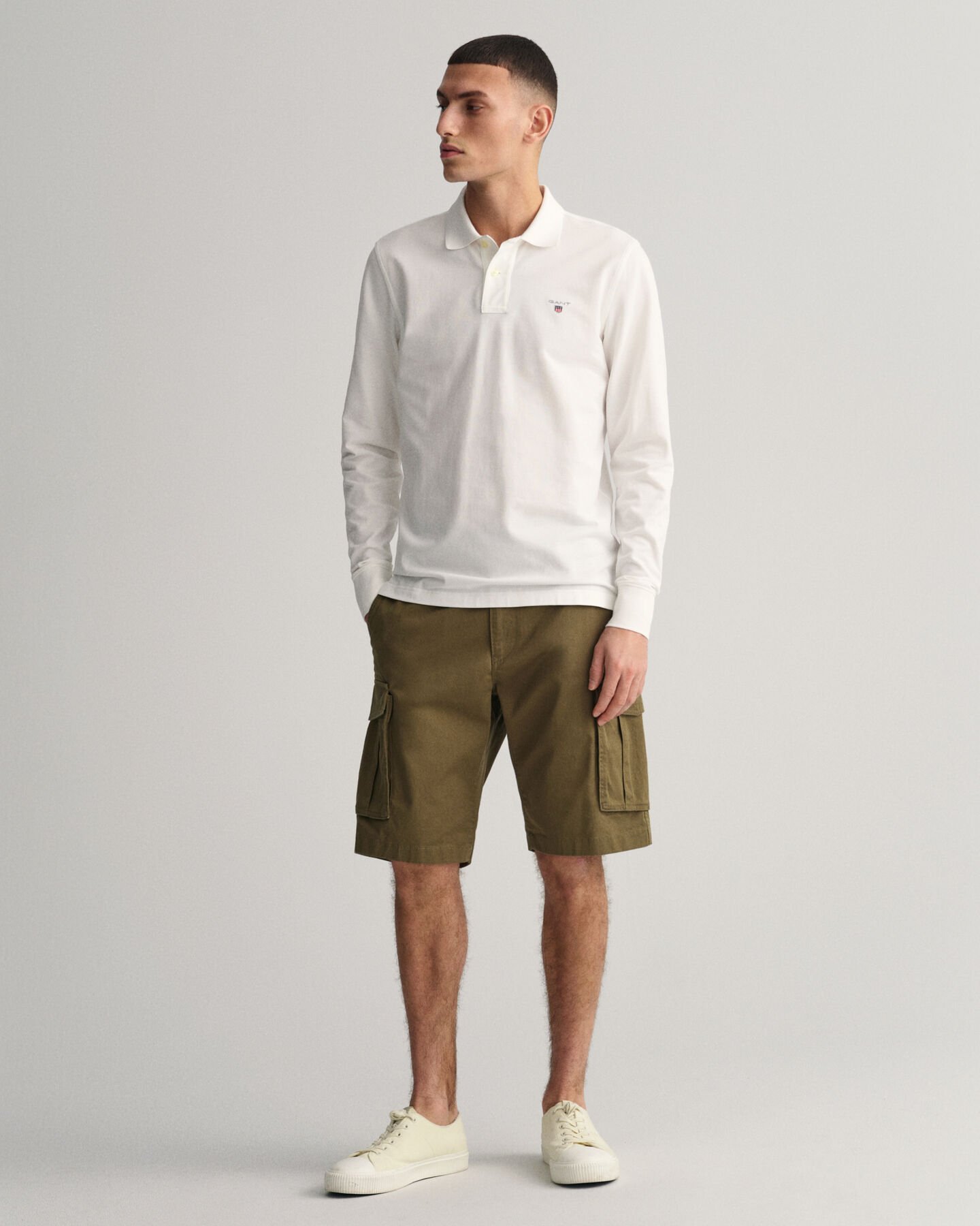 Original lang&aelig;rmet piqu&eacute; poloskjorte