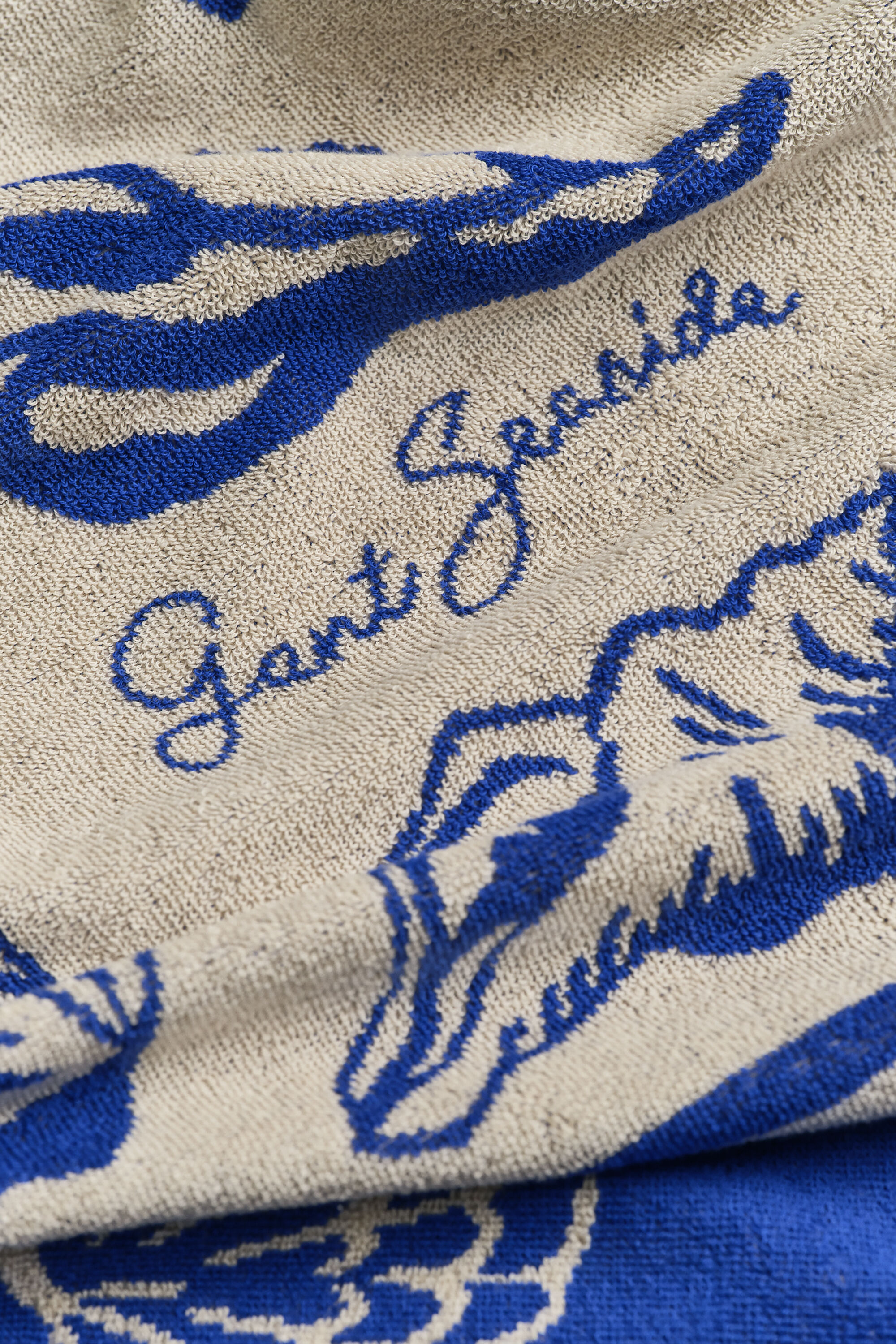 Strandhåndklæde med Seashell-tryk