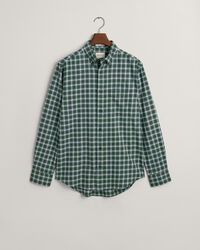 Regular fit flannelskjorte med mikrotern