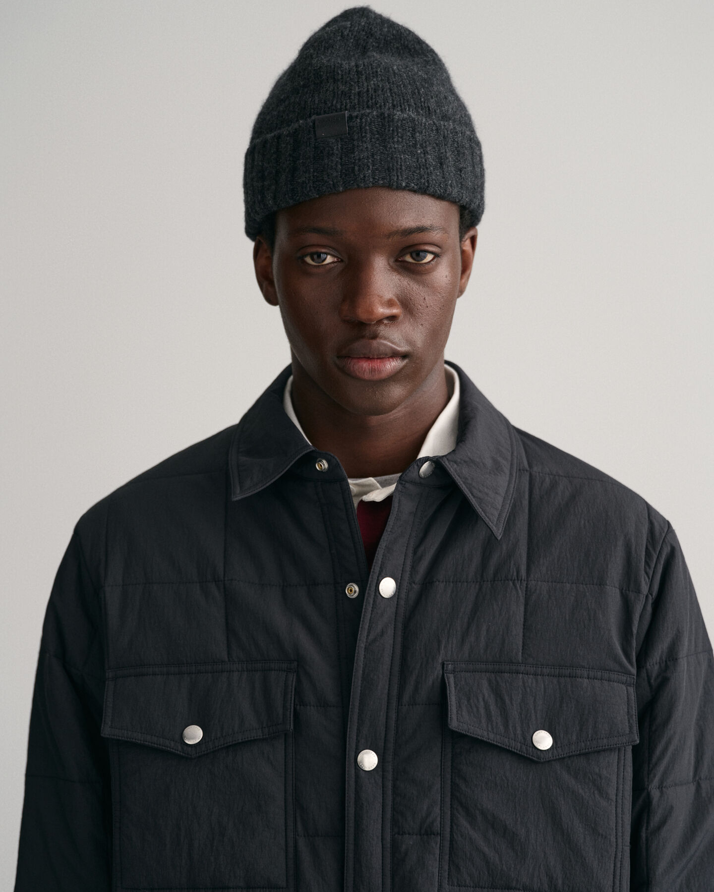 Quiltet skjortejakke