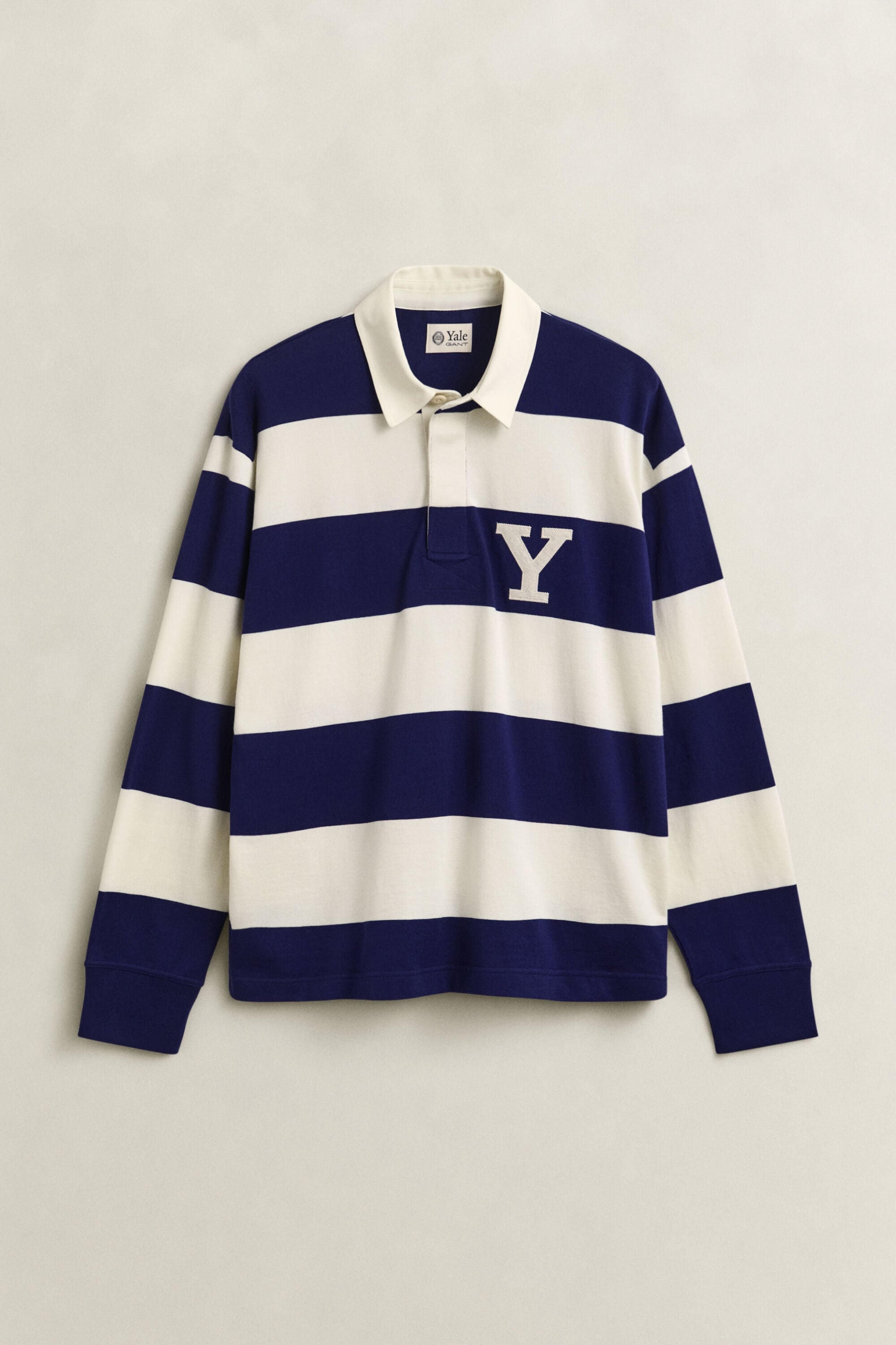 Gant x Yale stribet Heavy Rugger