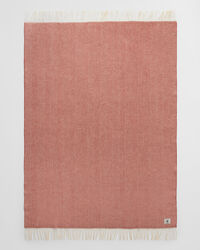 Sildebensmønstret uldtæppe