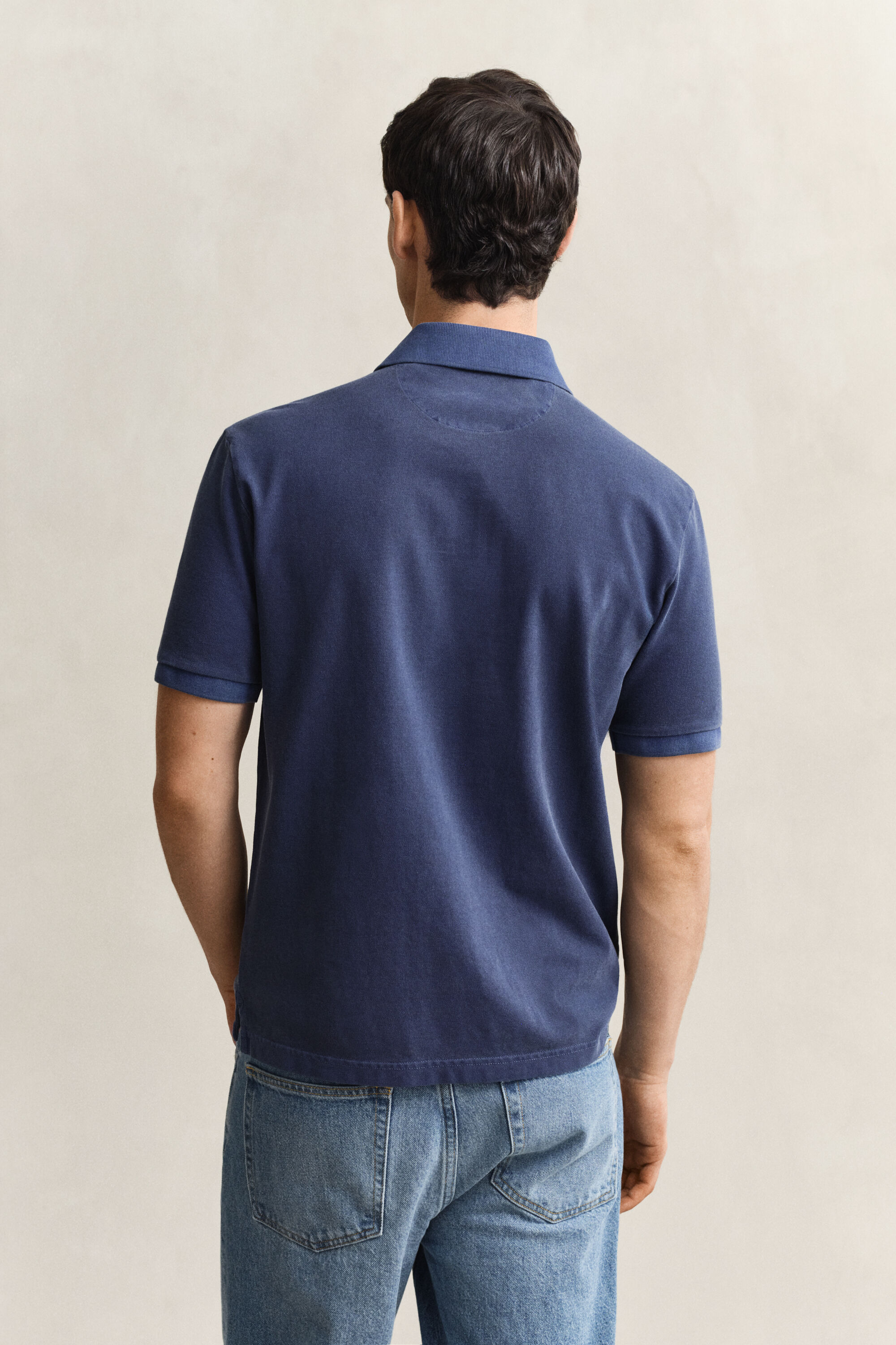 Sunfaded poloskjorte