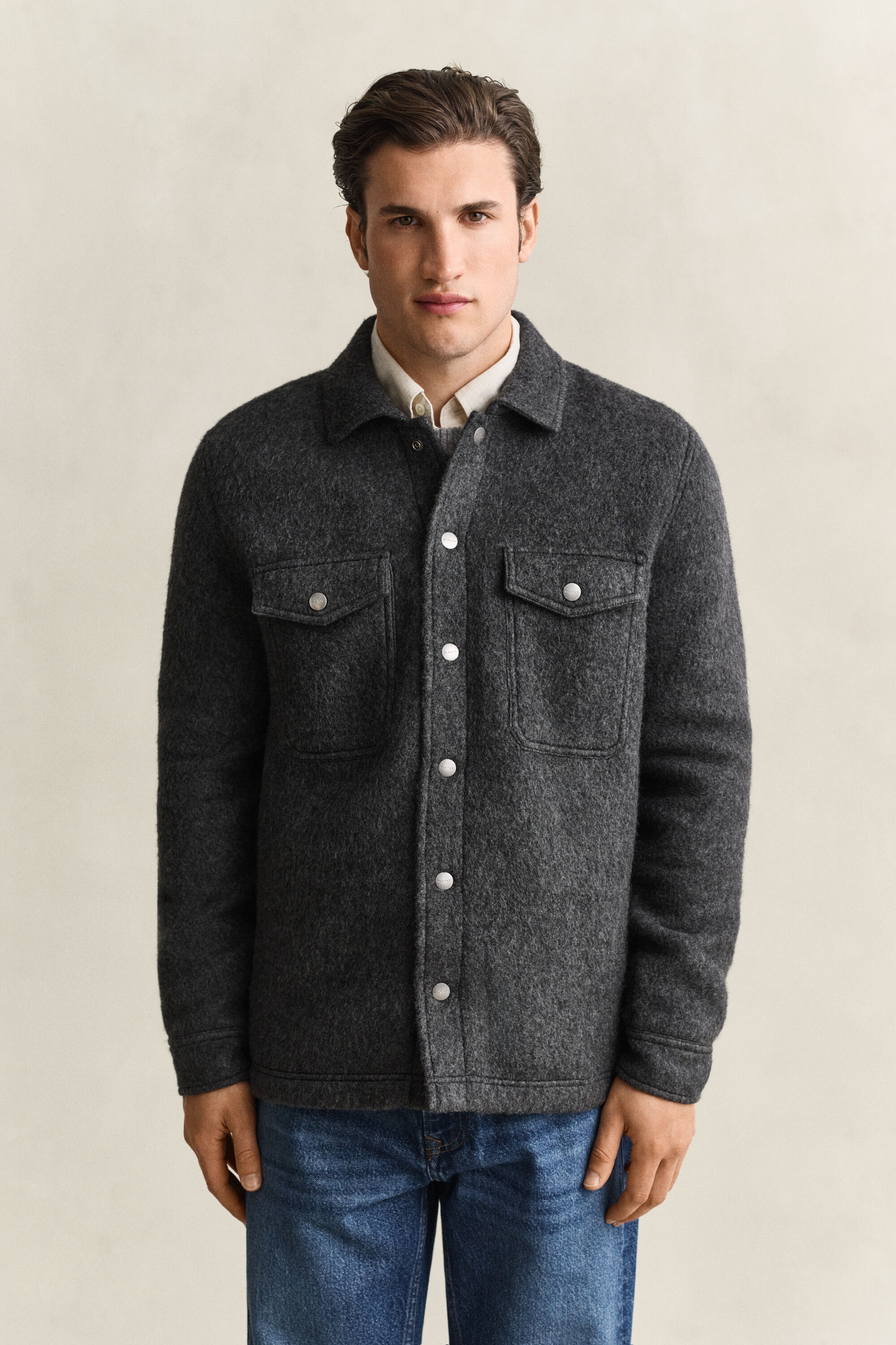 Overskjorte i fleece
