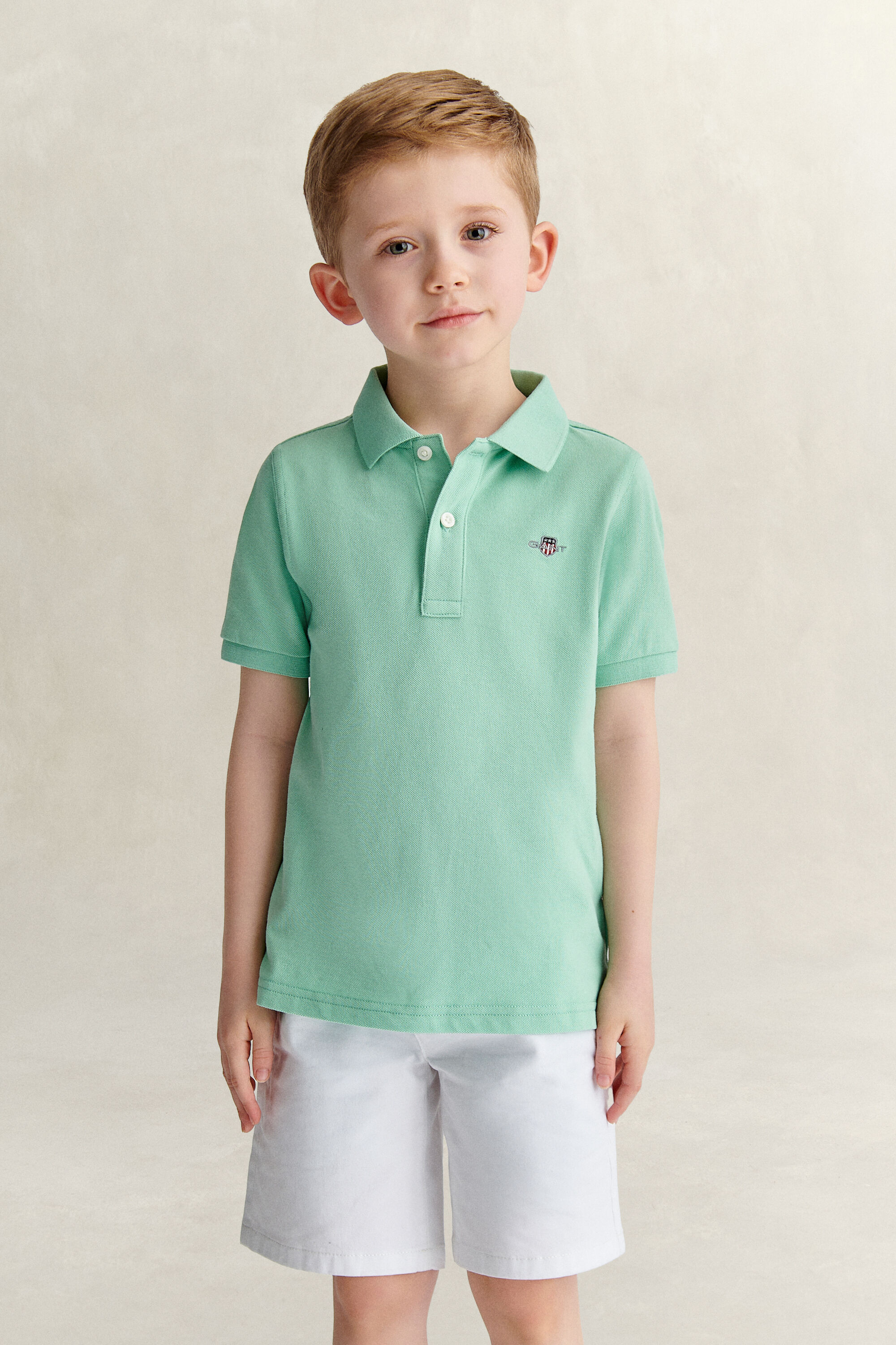 Kids Shield piqué poloskjorte