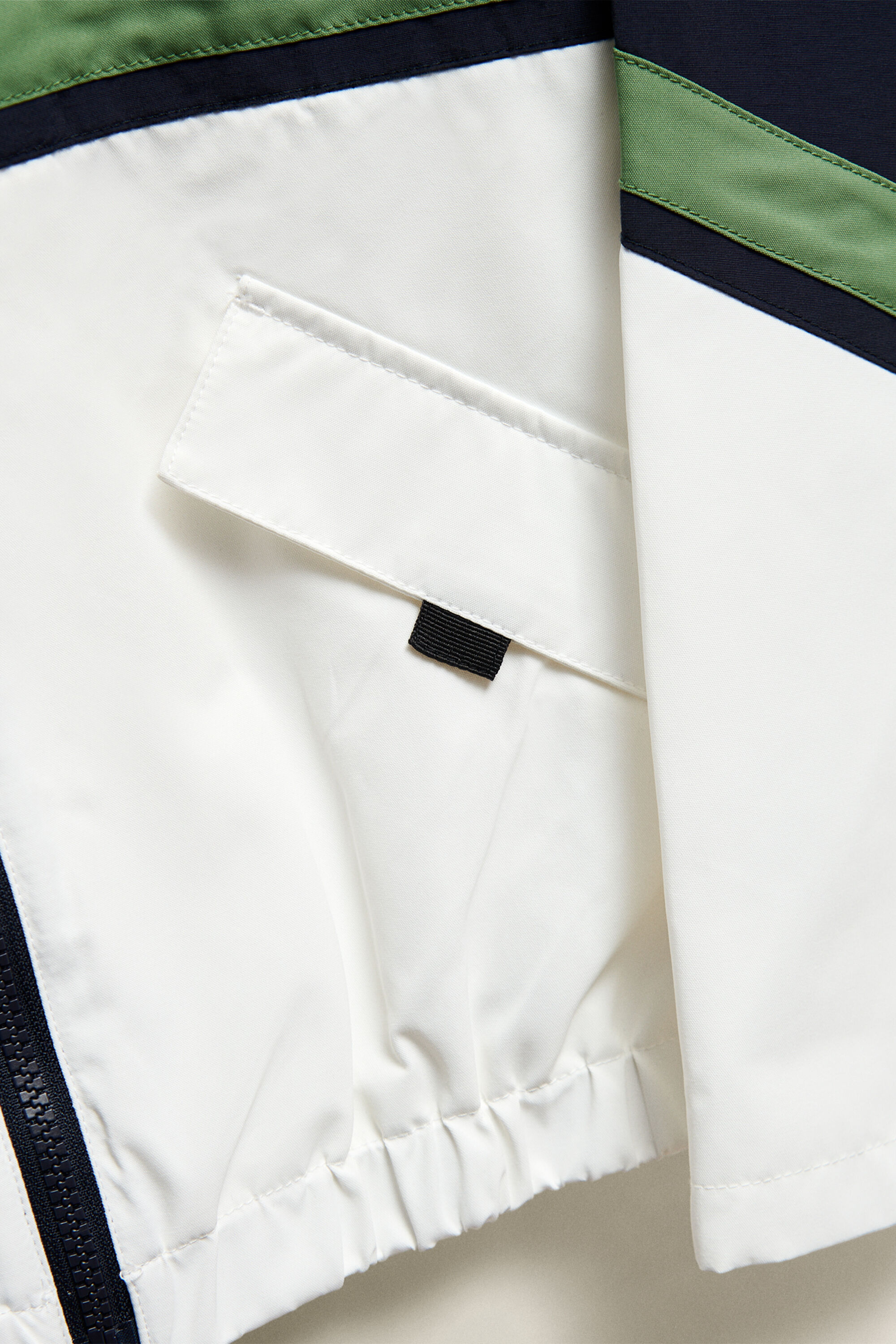 Boys Windcheater med kontrastfarver