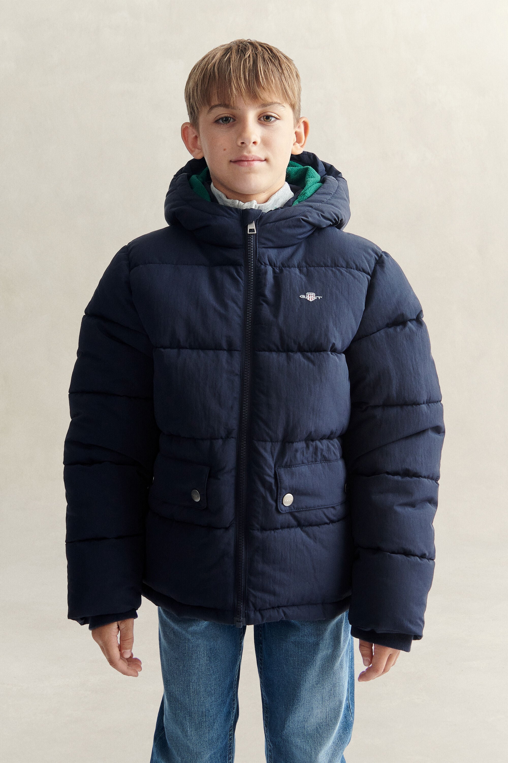Teen Boys quiltet jakke